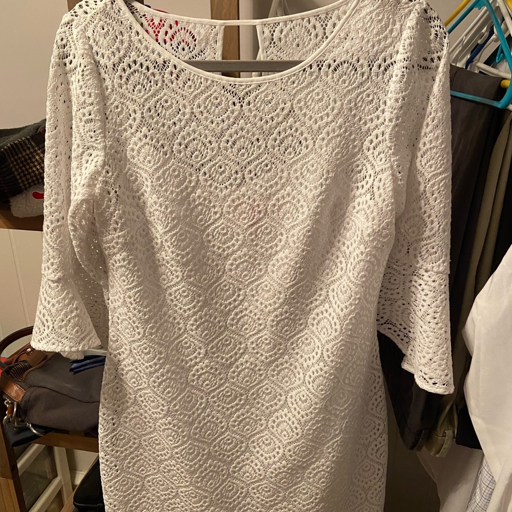 White Lilly Pulitzer dress